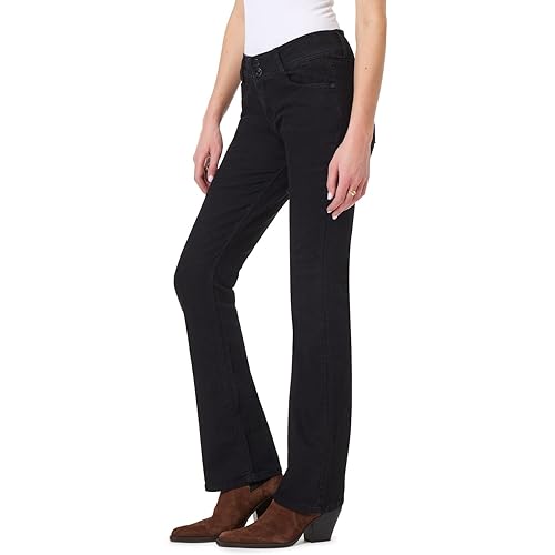 WallFlower Women's Luscious Curvy Bootcut Mid-Rise Insta Stretch Juniors Jeans