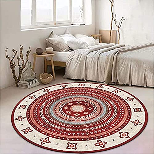 Alfombras de área retro 80 cm 100 cm 120 cm 140 cm 160 cm 200 cm 250 cm 300 cm Alfombra redonda para la sala de estar...