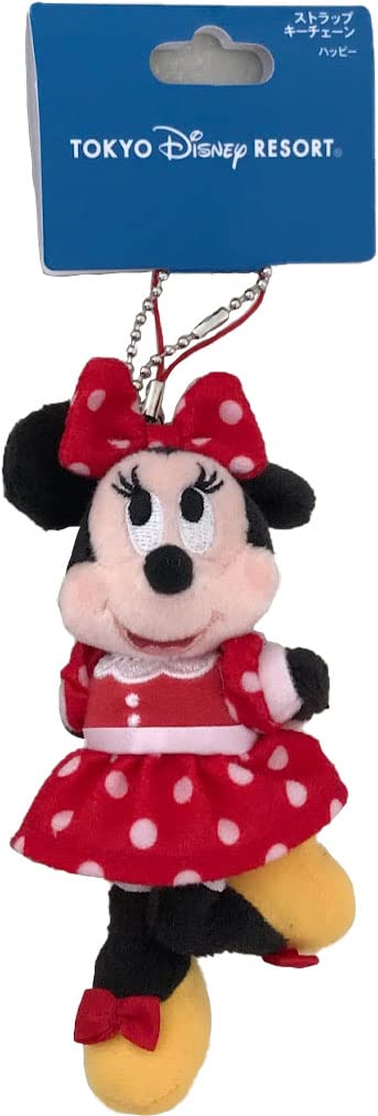 Amazon.co.jp: ミニー ぬいぐるみ ストラップキーチェーン ハッピー