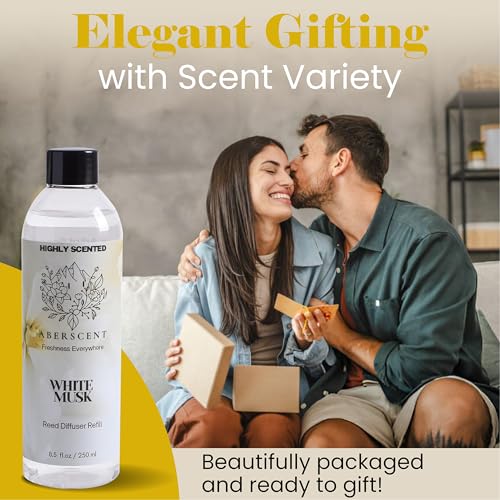 Fragancia de almizcle blanco en aceite para difusor de varillas elegante de hotel y dormitorio 6