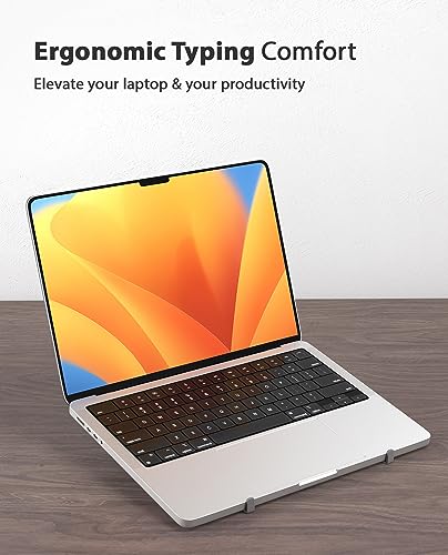 Image of Steklo - X-Stand for MacBook and PC Laptop, Aluminium Adjustable /Portable, Cooling Universal Stand for size 12 inch-17 inch Screen