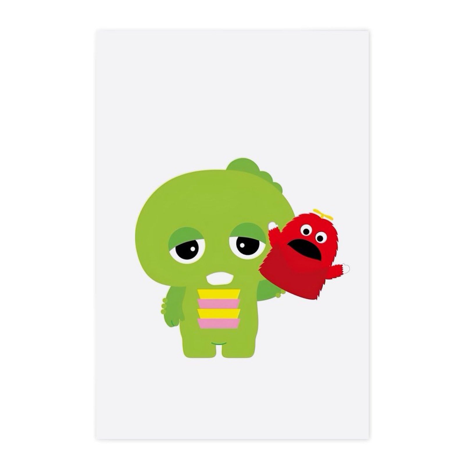 ガチャピン イラスト