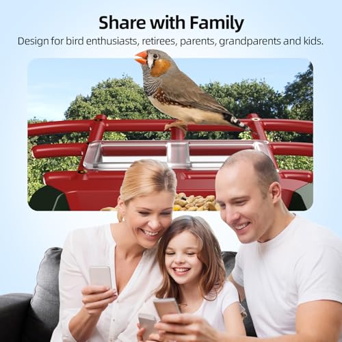Cadrali 3K Smart Bird Feeder with Camera, 2.4GHz WiFi, AI Bird Species ID - image 7