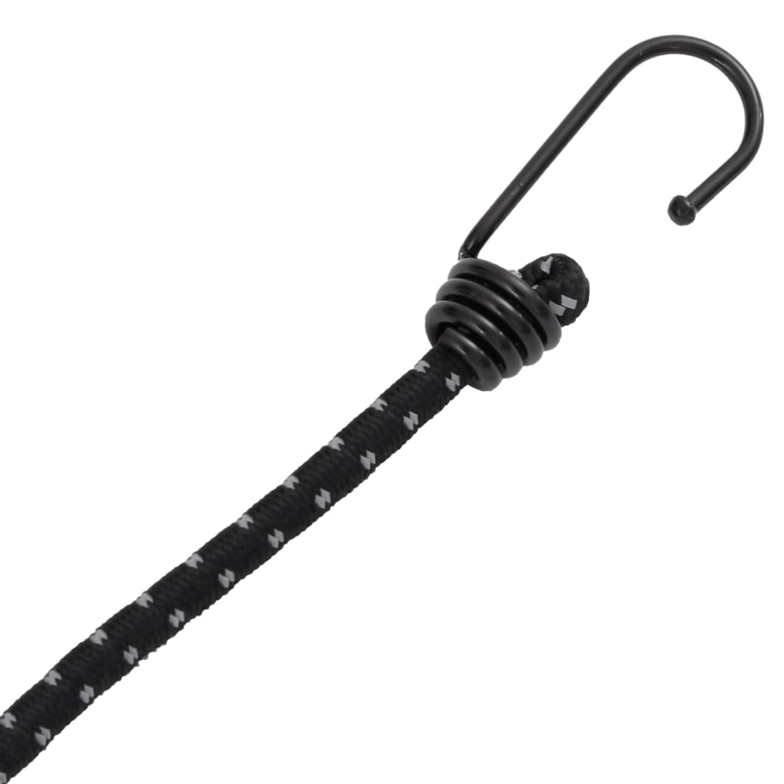 Homgoday Gummiseile Reflektierend mit Haken 50 STK. 100 cm Gummiseil Expanderseil Spanngummi mit Haken Spannseil mit Haken