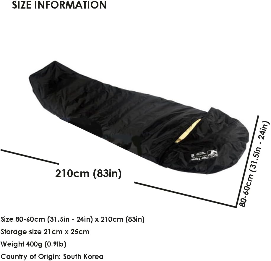 All-Weather Outdoor Sleeping Bag Cover - Double-Sided Waterproof & Windproof that are Difficult to wash Camping Travel Outdoor Covering 83 x 31.5n