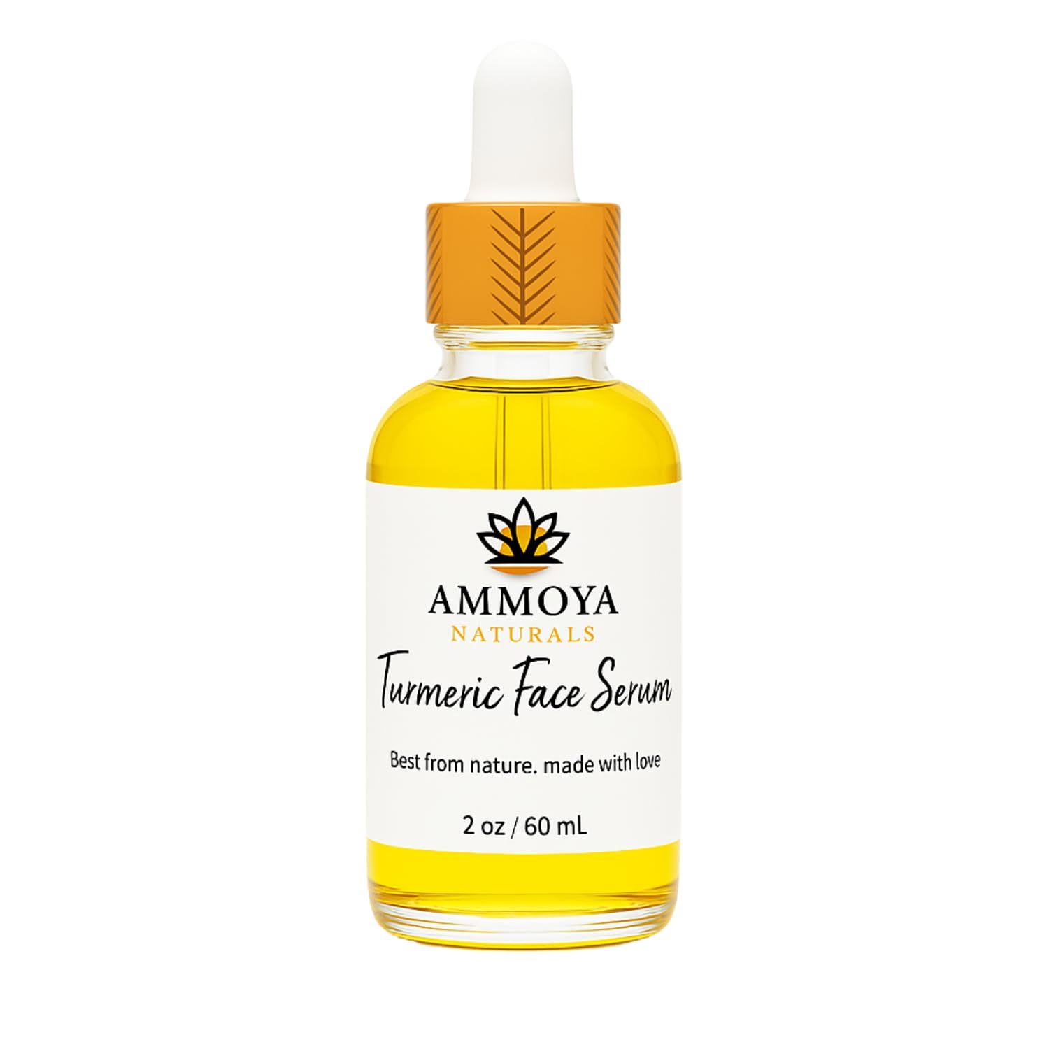 Turmeric Brightening Face Oil – Lightweight Botanical Oil Blend for Radiant, Nourished Skin (2 Ounces)
