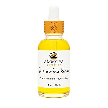 Turmeric Brightening Face Oil Lightweight Botanical Oil Blend for Radiant, Nourished Skin 2 Ounces