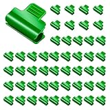 50Pcs Greenhouse Clamps - Plastic Greenhouse Shading Net Clips for Fixing Plant Cover