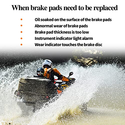 Klwzh Disc Brake Pad For 50Cc 70Cc 90Cc 110Cc 125Cc Taotao Sunl Jcl Nst Coolster Kandi Supermach Tank Kandi Kinroad Bv Powersports Dongfang Atvs Go Karts Quad Bikes Dune Buggy Sandrail 4 Wheeler #TOP6