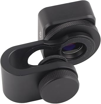 Mobile Anamorphic Lens,Filmmaking Lens 1.33X Wide Screen Deformation, Aluminum Alloy for Phones,IOS Pad