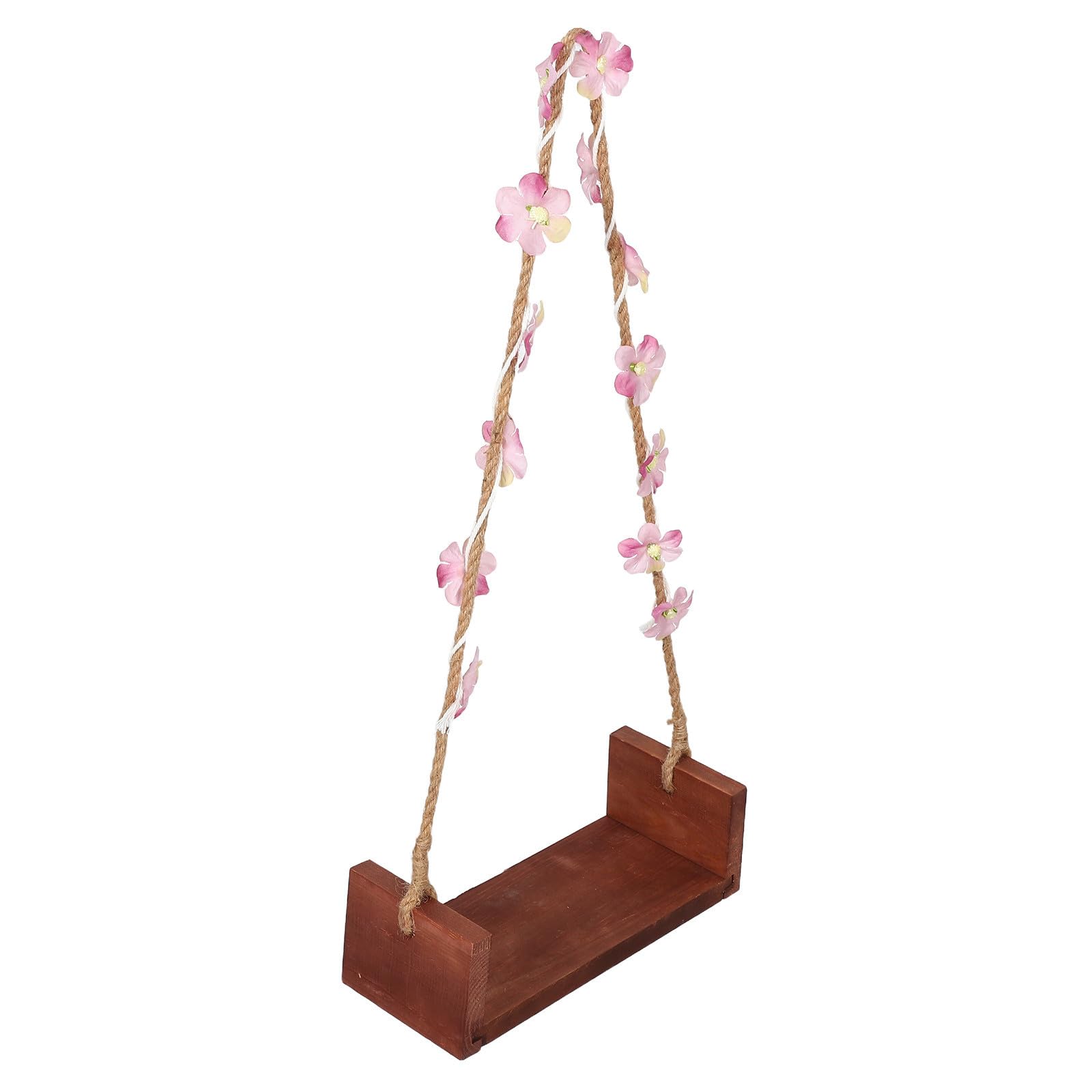 Columpio de Madera para Bebés Recién Nacidos, Accesorio Vintage
