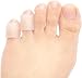 JKcare Transparent Pinky Toe Sleeves, Silicone Corn Cushions Pads, 12 Pack Little Toe Protectors for Corn, Blister and Injured Toenail Protection