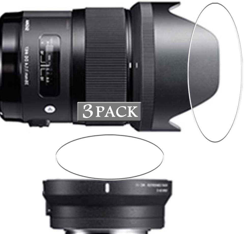 4-Pack Screen Protector, compatible with SIGMA 35mm F1.4 DG HSM Mount Converter MC-11 TPU Film Protectors Sticker [ Not Tempered Glass ]