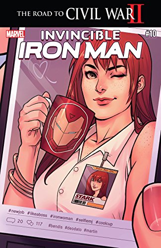 Cover of Invincible Iron Man (2015-2016) #10