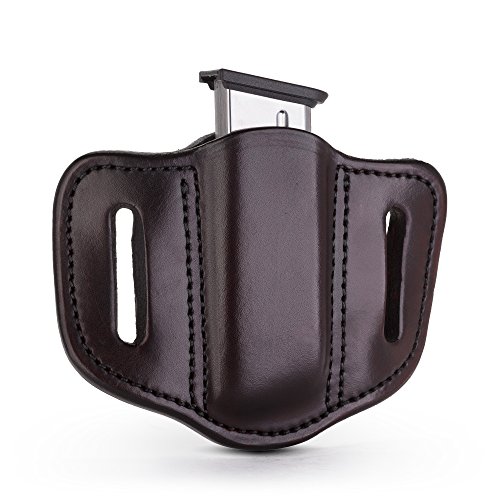 1791 Gunleather Mag Holster for Single Stack Mags, OWB Magazine Pouch for Belts