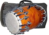 Riesiger Korb 1074 – Holz-Musikinstrument, Dholak-Instrument, Schlagzeugmuttern und Bolzen mit Abdeckung (Orabe)