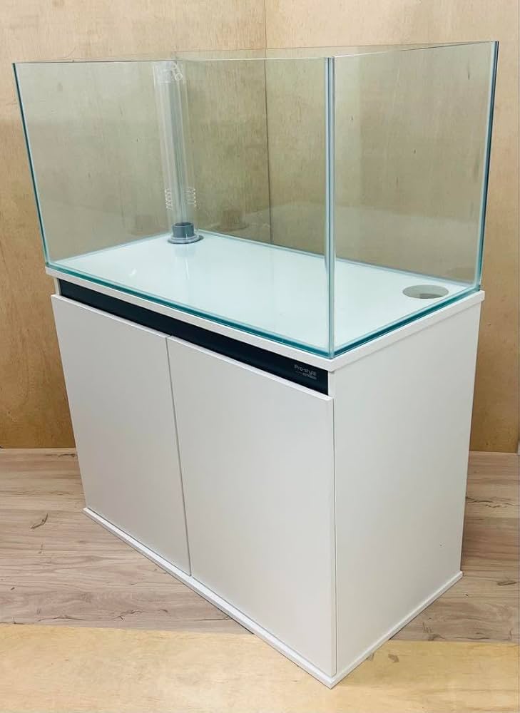 1台限定　450×300×360㎜オールガラスオーバーフロー水槽 セット Amazon.co.jp: 1セット限定 クリア＆ホワイト900レギュラー