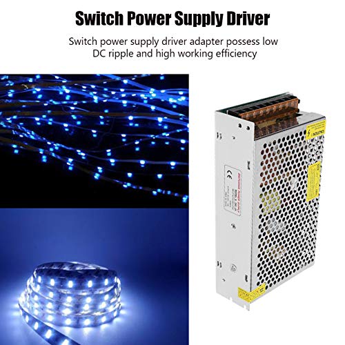 Image of AC to DC Converter, Aluminum Alloy Switch Power Supply Driver Adapter, DC24V LED Screen Strip Light 3D Printer Power Supply(S-240-24(24V /10A /240W)AC110 /220V±15%)