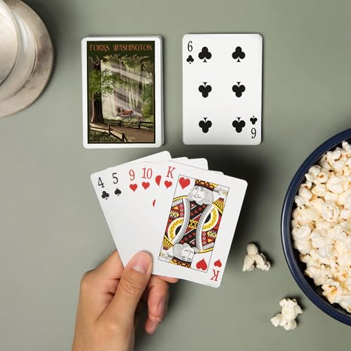 Naipes Poker Forks Washington Deer Fawn Parque Nacional miniatura 2