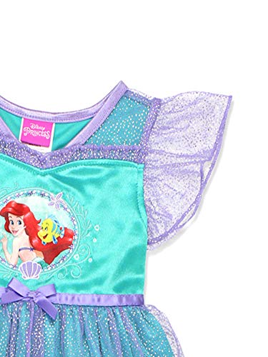 The Little Mermaid Ariel Toddler Girls Fantasy Gown Nightgown Pajamas3
