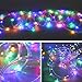 Cecaylie Solar Lichtschlauch 10M 100LED Bunt für Außen - Wasserdicht mit 8 Modi für Festliche Dekoration und Outdoor-Party