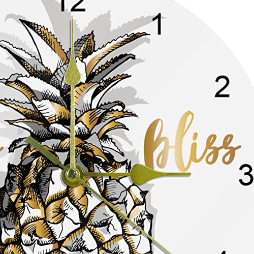 Horloge murale silencieuse quartz 25,4 cm chiffres arabes - 3