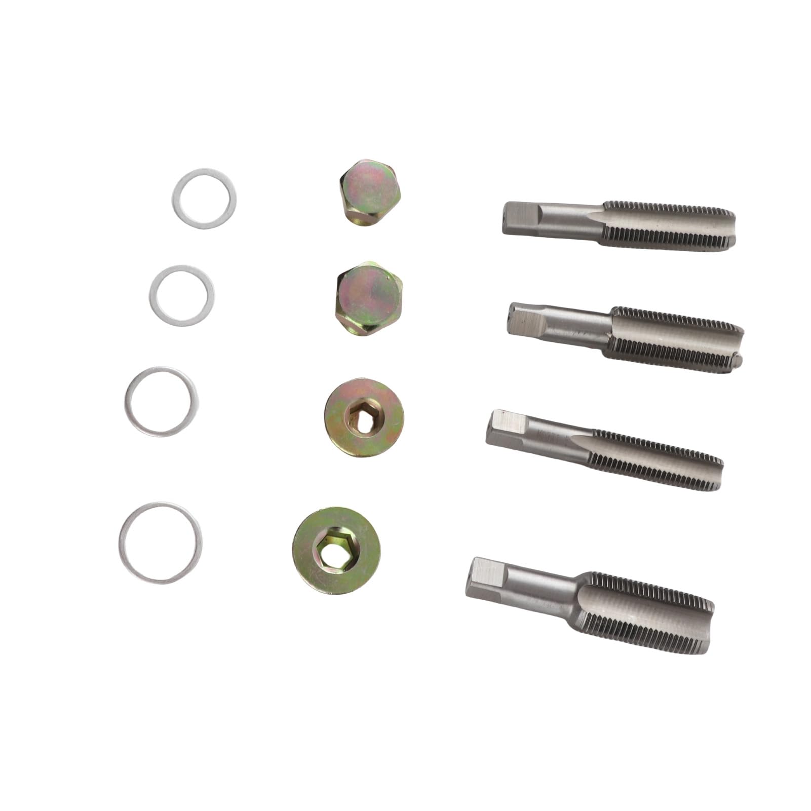 Aramox Kit Riparazione Filetti, 64Pcs M M17 M20 Kit Riparazione Filetto Olio Coppa Kit Ingranaggio Tappo di Scarico