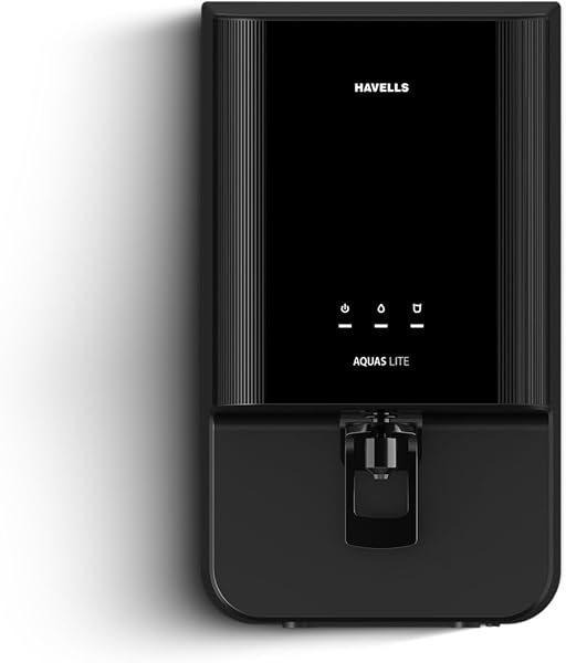 Havells Aquas Lite Water Purifier, UV + UF Purification, 4-stages, 7L Storage, Ideal for Municipal Water,