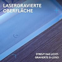 Logitech G G512 X 98–Hot-Swap-fähige TMR-analoge/mechanische Gaming-Tastatur,8K,RAPID TRIGGER, RGB, kabelgebunden+G512 X Handballenauflage 98,RGB-Lichtleisten-verstärkende -Handballenauflage – Schwarz – Ansicht 7