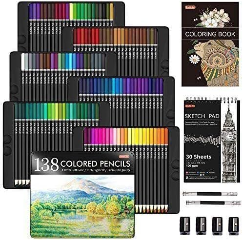 Shuttle Art 色鉛筆 138色 Amazon | Shuttle Art 色鉛筆 80色セット