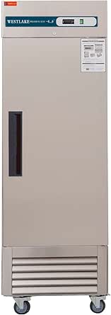 WESTLAKE Commercial Freezer 27"W Stainless Steel Reach-in Solid Single Door Upright Fan Cooling 23 Cu.ft Freezer for Restaurant, Bar, Shop, etc