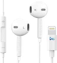 Wired Earphone with Microphone - Stereo in-Ear in Ear Headphones Compatible with iPhon 7/8/X/XS/XR/11/12/13/14 Pro - Nois...