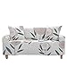 Surwin Housses de Canapé avec Accoudoirs 1 2 3 4 Places, Spandex Extensible Imprimé Couverture de SofaRevêtement de Canapé Elastique Mode Protecteur de Canapé (Fleurs,3 Places - 190-230cm)