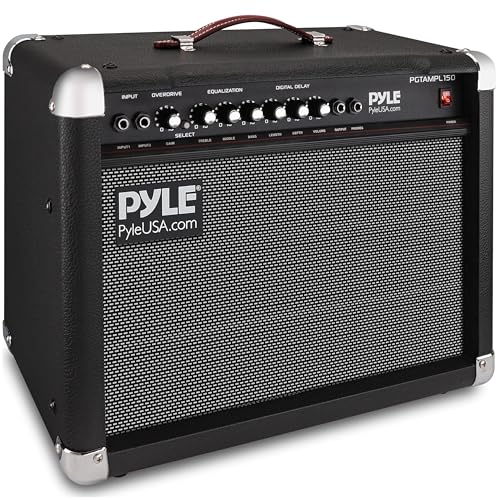 PyleUsa 40W Portable Electric Guitar Amp with Dual Speakers