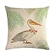 Générique Godong Coussin de Motif d'oiseau Cove, taie d'oreiller Invisible à glissière pour la Chambre à Coucher du Salon à la Maison,Pélican