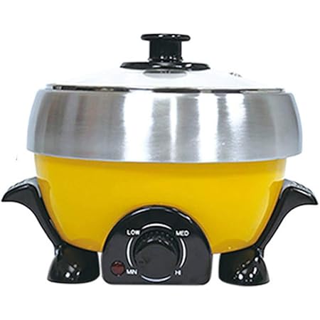 Amazon Co Jp マルチポット4in1 鍋 電気鍋1台4役 キッチン 大容量 家電 食卓 台所 電気 コンパクト イェロー ホーム キッチン