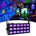 OPPSK Blacklight 18led x 3-watt 7CH DMX512 Metal Strobe UV Light
