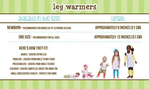 image for juDanzy 3 Pairs of girls baby Leg Warmers for newborn, infant, toddler