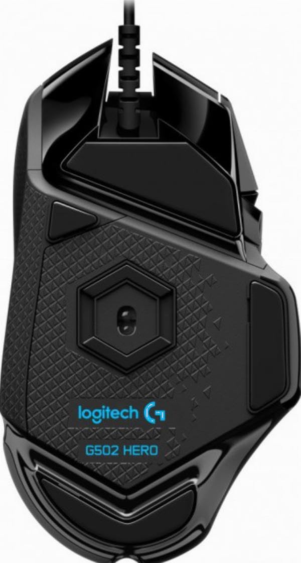 Logitech G G502 HERO Mouse Gaming Prestazioni Elevate, Sensore HERO 25K, 25.600 DPI, RGB, Pesi Regolabili, 11 Pulsanti Programmabili, Memoria Integrata, PC/Mac/Laptop - Nero