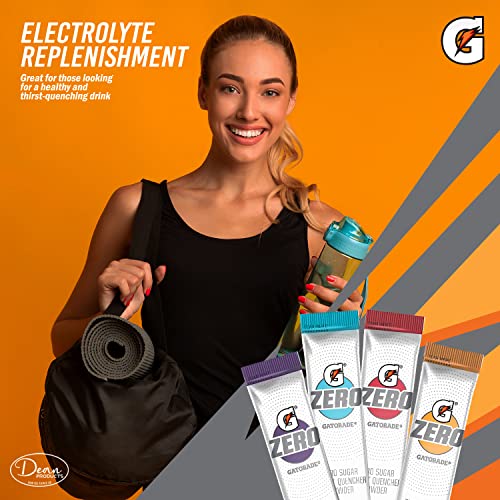 Gatorade Zero - Gatorade Powder - Gatorade Zero Powder Packets - Gatorade Powder Packets - Gatorade Packets - Gatorade Powder Zero - Gatorade Zero Sugar - Gatorade Powder Mix Variety - Dean Products #TOP2