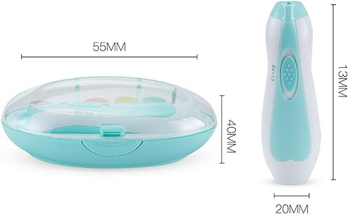 Miniatura 3 de Lima de uñas para bebé, lima eléctrica, cortador de uñas para bebé y cortaúñas con seguridad ligera para recién nacidos, niños o adultos