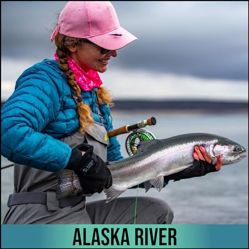 Glacier Glove Unisex Alaska River Fingerless Lightweight Breathable Non-Slip Grip Fishing Gloves with Elasticized Cuffs | for Outdoors, Fly Fishing, Paddling, Hiking, Black, Large - Thumbnail 6