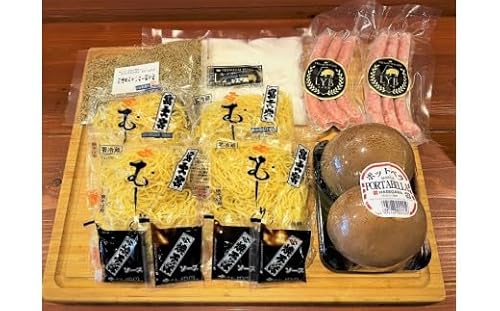 0014-12-01 FUJIBOKU焼きそばセット (富士宮やきそば・ソーセージ・ジャンボマッシュルーム)
