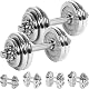 Kurzhantel Set Movit PRO 2er Set Chrom 15 kg