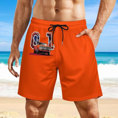 Young Dad Sports Swim Trunks for Hazzard Dukes Beach Pants,Board Shorts Bathing Suit4