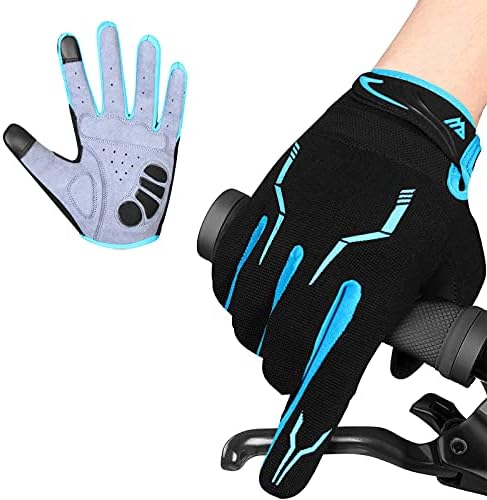 Westwood Fox WFX Fahrradhandschuhe Vollfinger Mountainbike Handschuhe Touchscreen MTB Handschuhen Gepolstert Anti-Rutsch MTB Rennrad Sport Hándschuh für Damen und Herren
