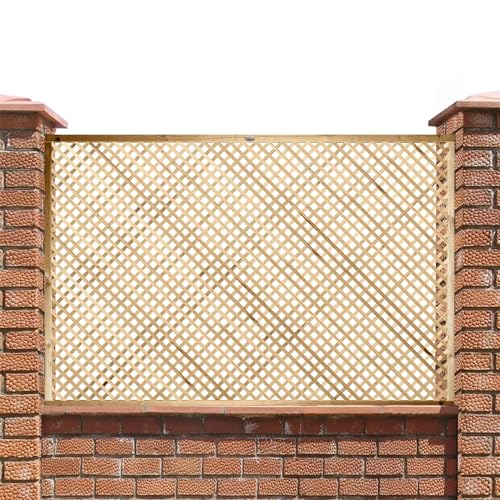 Elite Diamond Trellis in 2 Sizes & 2 Styles Garden Lattice Urban Trellis Contemporary Garden Fence (183cm Wide x 120cm Tall, 20mm Privacy Hole Size)