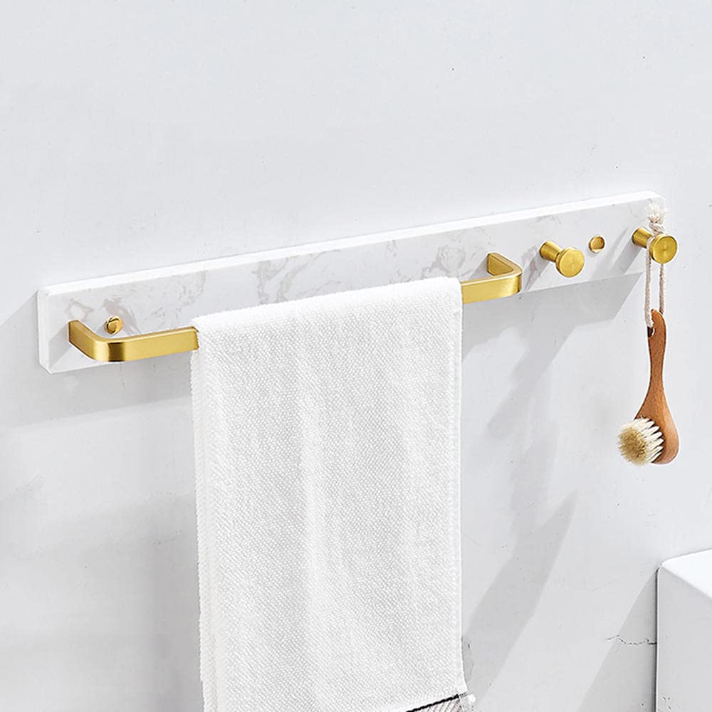 Étagère porte-serviettes mural sans perçage avec crochet pour cuisine