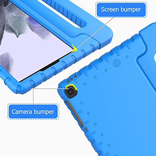 Avawo Kids Case For Samsung Galaxy Tab A7 Lite 8.7 Inch 2021, Galaxy Tab A7 Lite Case - Shockproof Light Weight Handle Stand Kids Case For Samsung Tab A7 Lite 8.7-Inch (2021) Sm-T220/T225/T227, Blue #TOP5