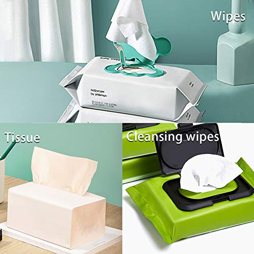 Jitnetiy Removable Wipes Dispenser Large Wipes Case Holder Container Keeps Wipes Fresh (Dark Brown) #TOP4